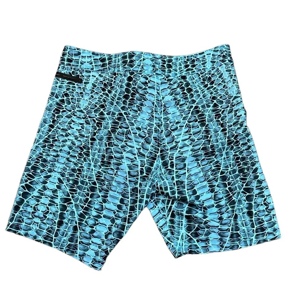 Hook & Tackle Board Shorts Swim Bathing Suit‎ Fishing Shorts Size 32